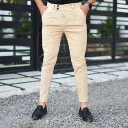 شلوار مردانه کرم کد 16986