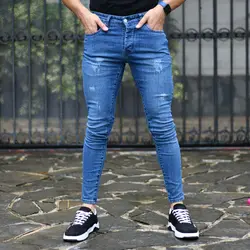 شلوار جین مردانه ZARA آبی تیره کد 17205