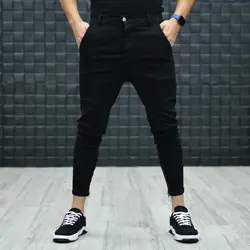 شلوار جین دمپا زیپ مشکی کد 17226