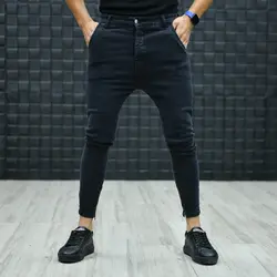 شلوار جین دمپا زیپ ذغالی کد 17228