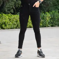 شلوار جین مردانه ZARA مشکی کد 17657