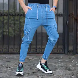 شلوار اسلش جین مردانه شش جیب کد 17883