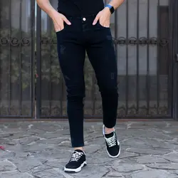 شلوار جین مردانه مشکی کد 17877