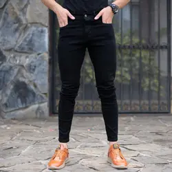 شلوار جین مردانه مشکی کد 17998