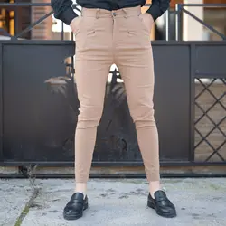 شلوار مردانه شکلاتی کد 17755