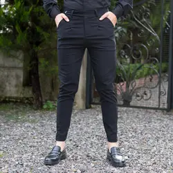 شلوار مردانه مشکی کد 18222