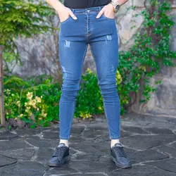 شلوار جین مردانه آبی کد 19033