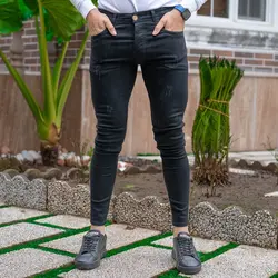 شلوار جین مردانه مشکی کد 19304