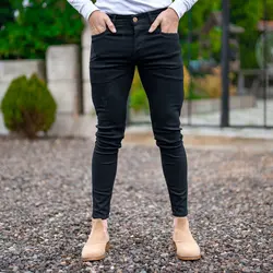 شلوار جین مردانه مشکی کد 19531