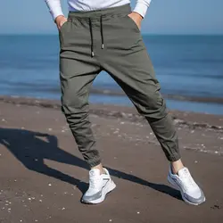 شلوار اسلش مردانه زیتونی کد 19532