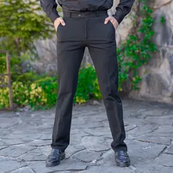 شلوار مردانه مشکی کد 19500