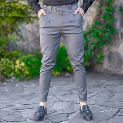 شلوار مردانه ذغالی کد 19563