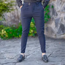 شلوار مردانه سرمه ای کد 19561