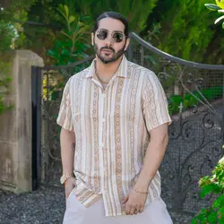 پیراهن مردانه لینن کد 19703