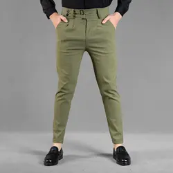 شلوار مردانه زیتونی کد 19989