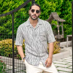 پیراهن مردانه گلیمی کد 20396