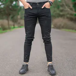 شلوار جین مردانه مشکی کد 20445