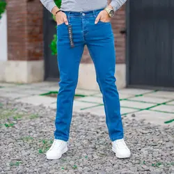 شلوار جین مردانه آبی کد 20633