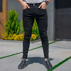 شلوار جین مردانه مشکی کد 20800