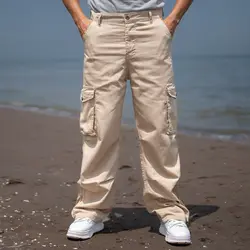 شلوار مردانه کارگو کد 21558