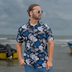 پیراهن مردانه هاوایی کد 22305