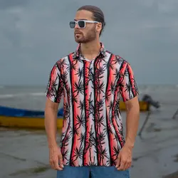 پیراهن مردانه هاوایی کد 22306