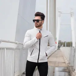 کاپشن چرم مردانه سفید کد 10406