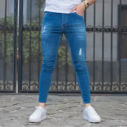 شلوار جین مردانه آبی کد 10230