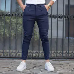 شلوار مردانه سرمه ای کد 10218