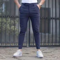 شلوار مردانه بادمجانی کد 10219