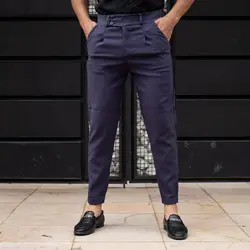 شلوار مردانه بادمجانی کد 9667