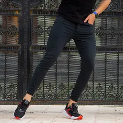 شلوار جین مردانه مشکی کد 3611