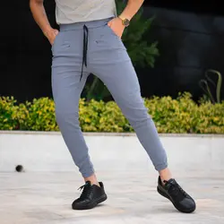 شلوار اسلش مردانه طوسی کد 9191