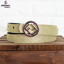 کمربند دخترانه FENDI طلایی کد 9029