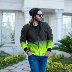 کاپشن شمعی مردانه فسفری کد 4557