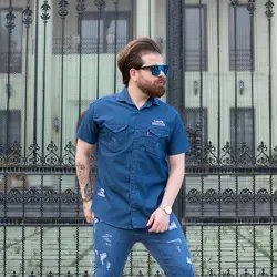 پیراهن مردانه LEVIS سرمه ای کد 8194