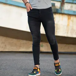 شلوار جین مردانه ذغالی کد 9124