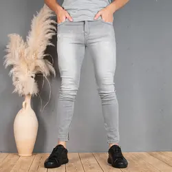 شلوار جین مردانه طوسی کد 10075