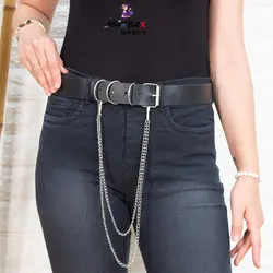 کمربند دخترانه زنجیر‌دار کد 1694