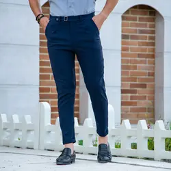 شلوار مردانه سرمه ای کد 9236