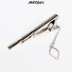 گیره کراوات استیل نقره ای کد 8100