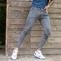 شلوار جین مردانه ZARA خاکستری کد 8767