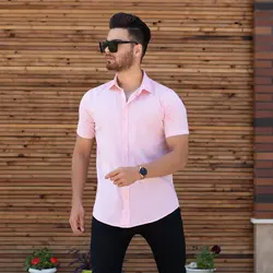 پیراهن مردانه POLO گلبهی کد 8407