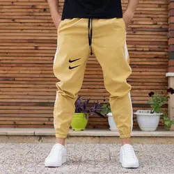 اسلش مردانه نواردار نایک خردلی