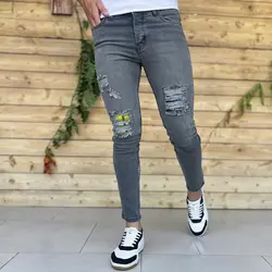 شلوار جین مردانه DOLCE&GABBANA طوسی کد 7940