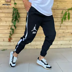 اسلش مردانه نواردار JORDAN مشکی