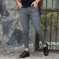 شلوار جین مردانه خاکستری کد 4374