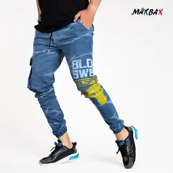 شلوار اسلش لی مردانه BLOOD SWEAT آبی