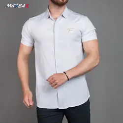 پیراهن مردانه FENDI طوسی روشن