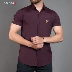 پیراهن مردانه FENDI ماهاگونی